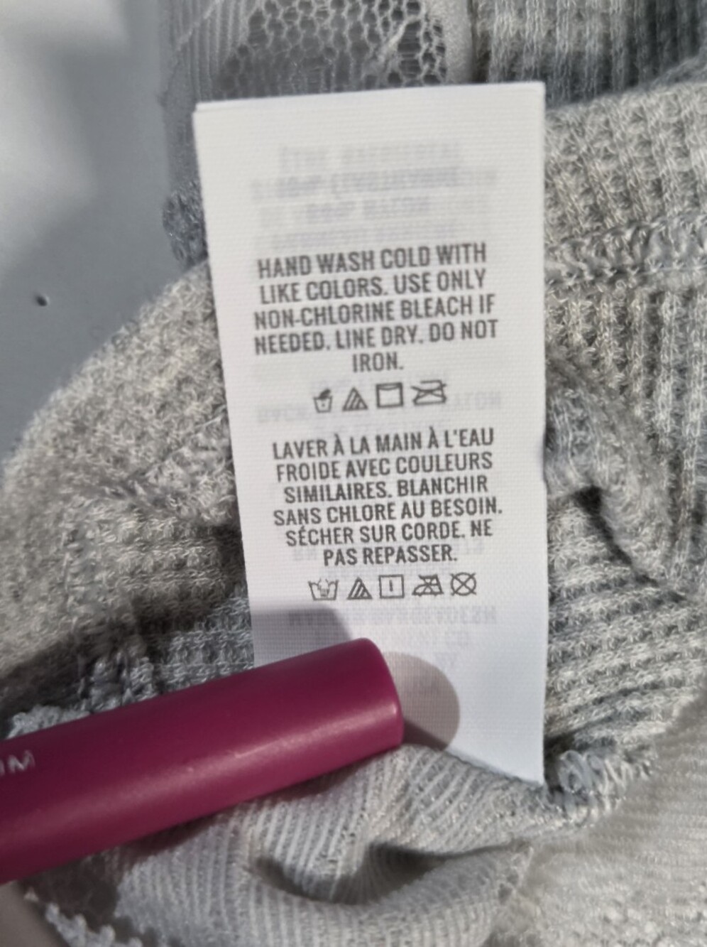 NWT aerie Gray Ribbed Cropped Tank - Picture 9 of 12
